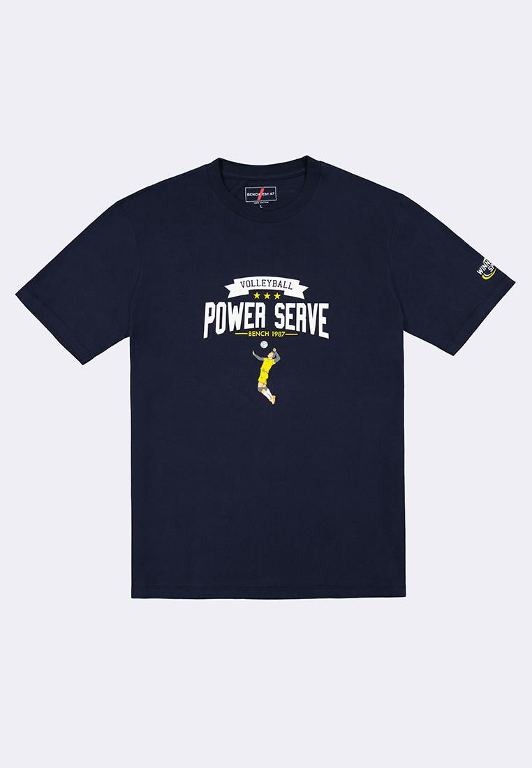 Men's Round Neck Graphic T-Shirt