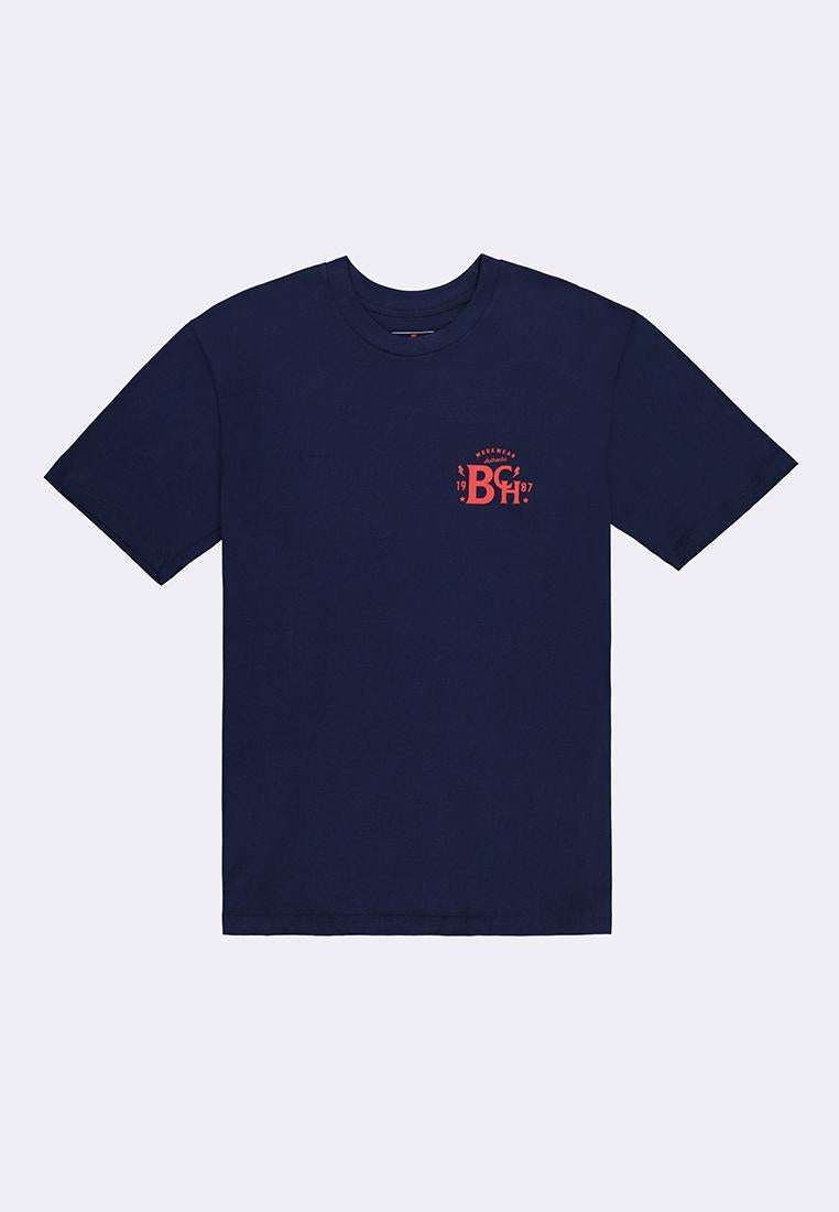 Men's Round Neck Graphic T-Shirt