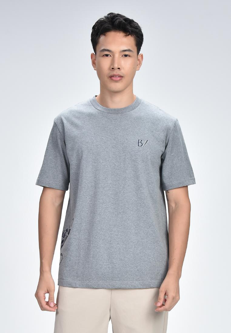 Men's Round Neck Graphic T-Shirt