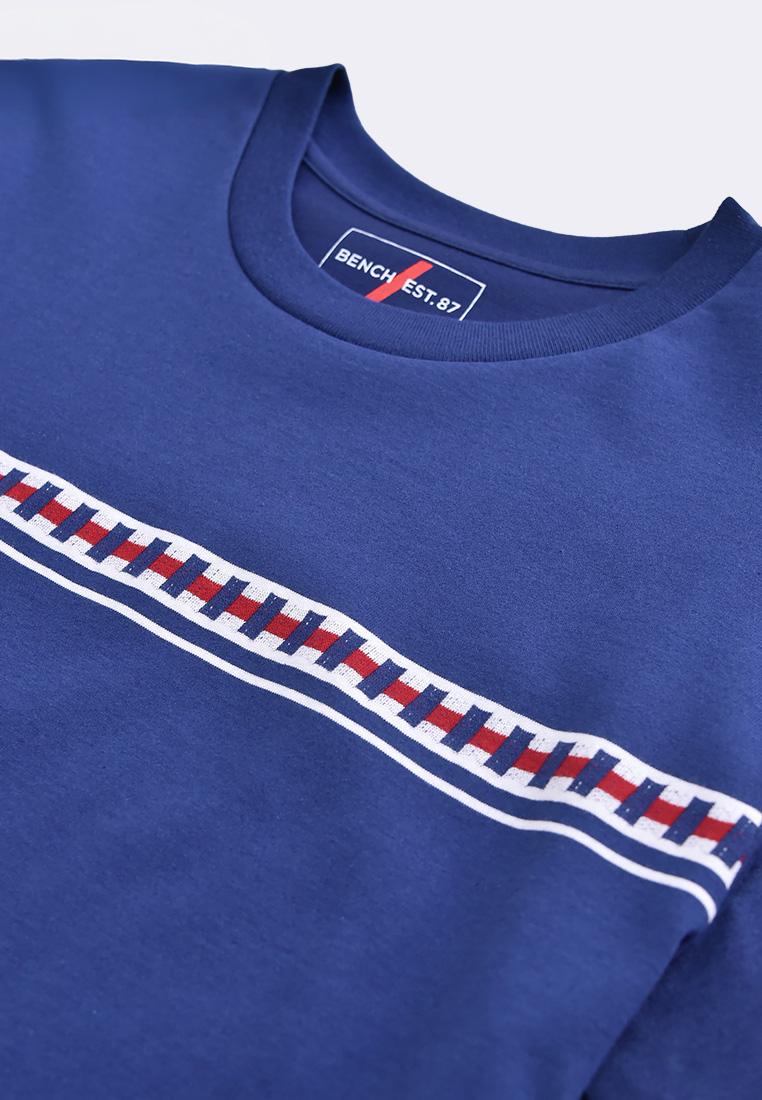 Men's Printed Round Neck T-Shirt