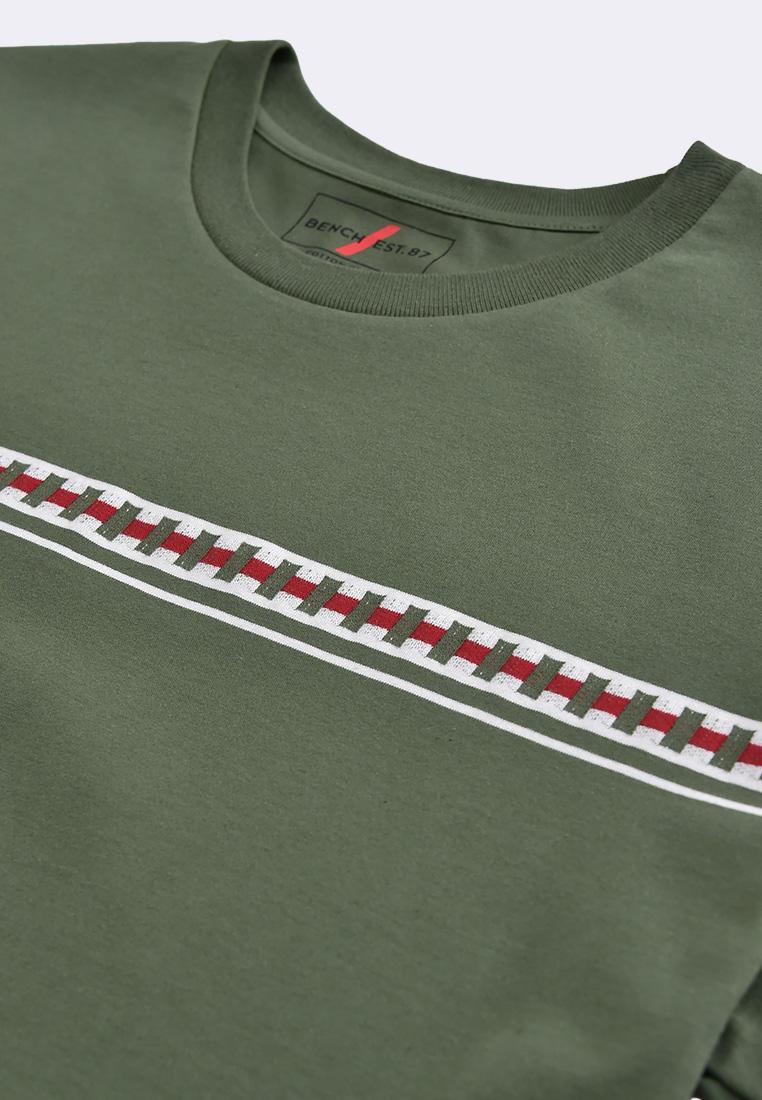 Men's Printed Round Neck T-Shirt