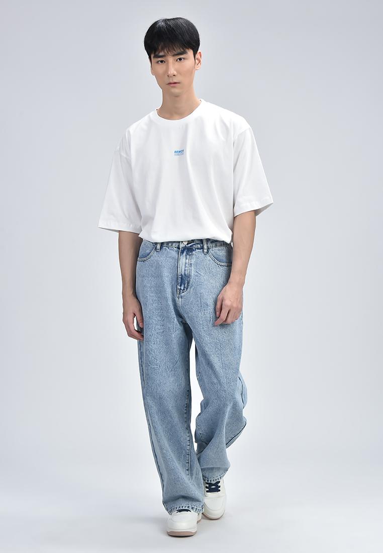 Men's Wide Leg Tapered Pants