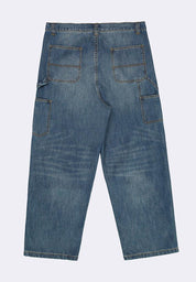 Men's Wide Leg Denim Pants