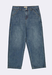Men's Wide Leg Denim Pants