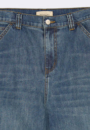 Men's Wide Leg Denim Pants