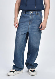 Men's Wide Leg Denim Pants