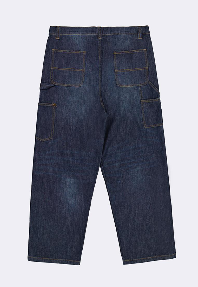 Men's Wide Leg Denim Pants