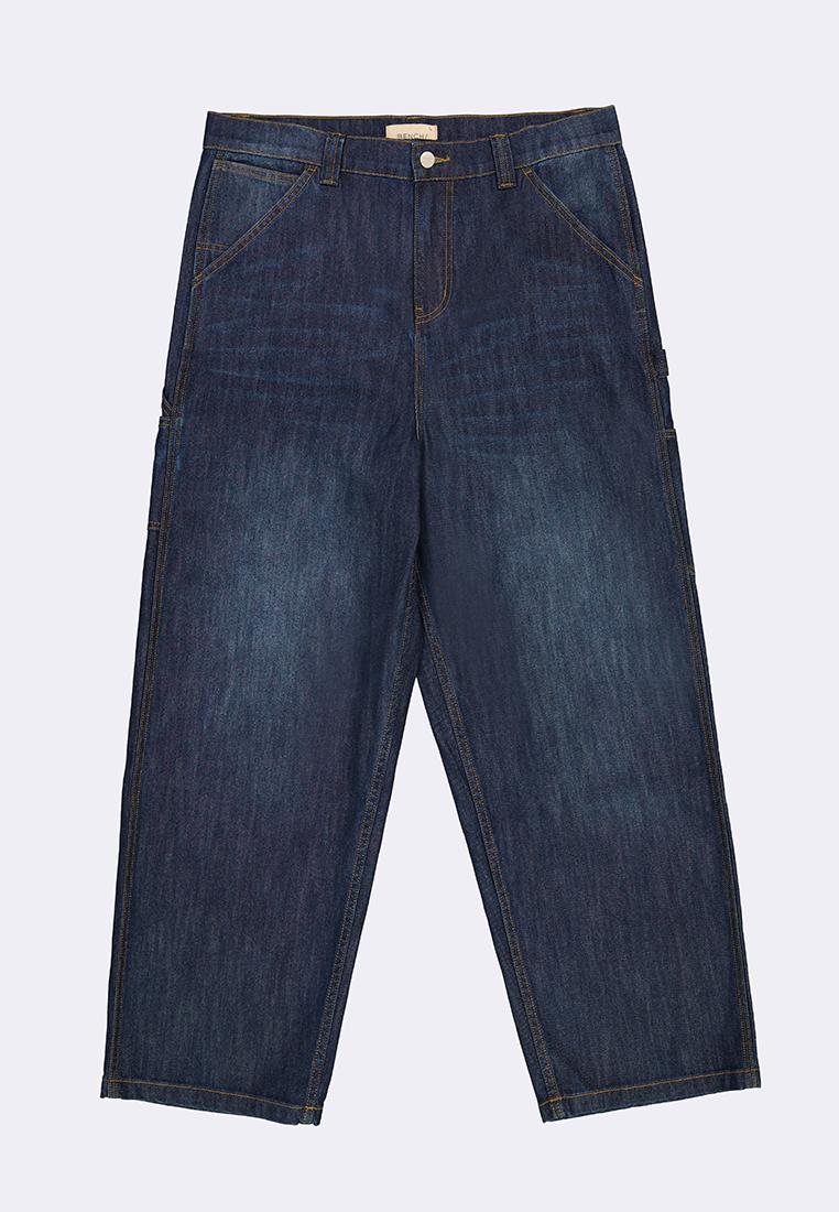 Men's Wide Leg Denim Pants