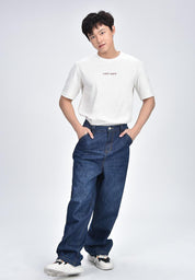 Men's Wide Leg Denim Pants