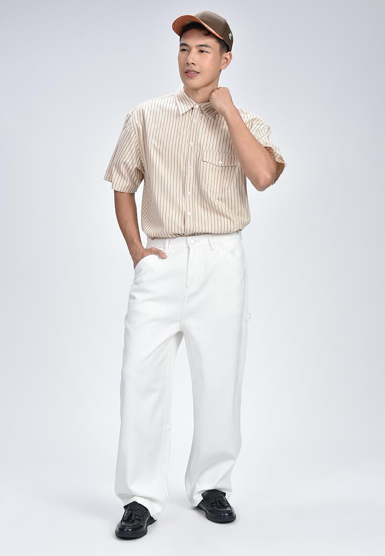 Men's Wide Leg Fit Denim Pants