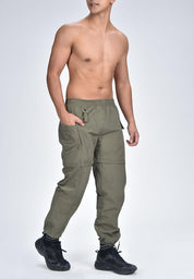 Men's Active Pants Convertible to Outdoor Shorts