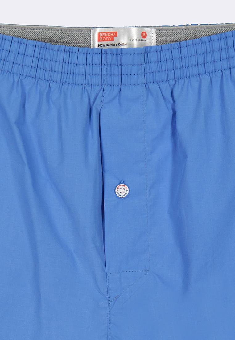 Men's Woven Boxer Shorts With Comfort Waistband