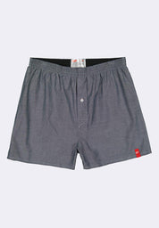 Men's Woven Boxer Shorts With Comfort Waistband