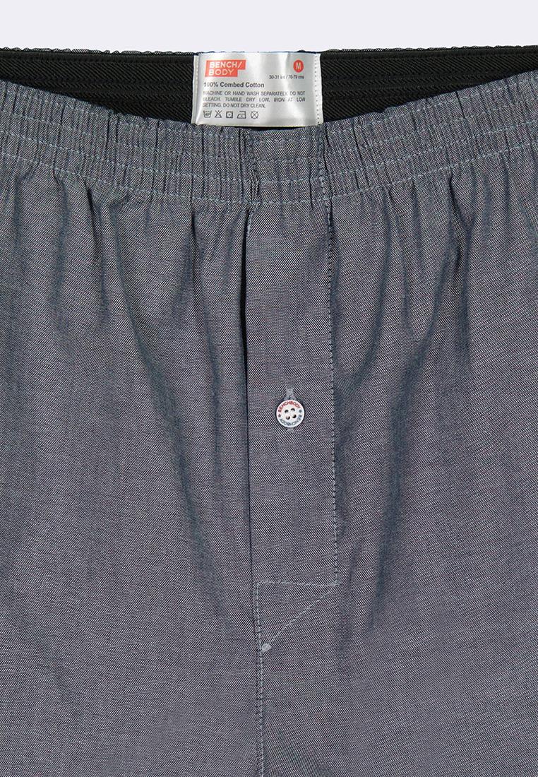 Men's Woven Boxer Shorts With Comfort Waistband