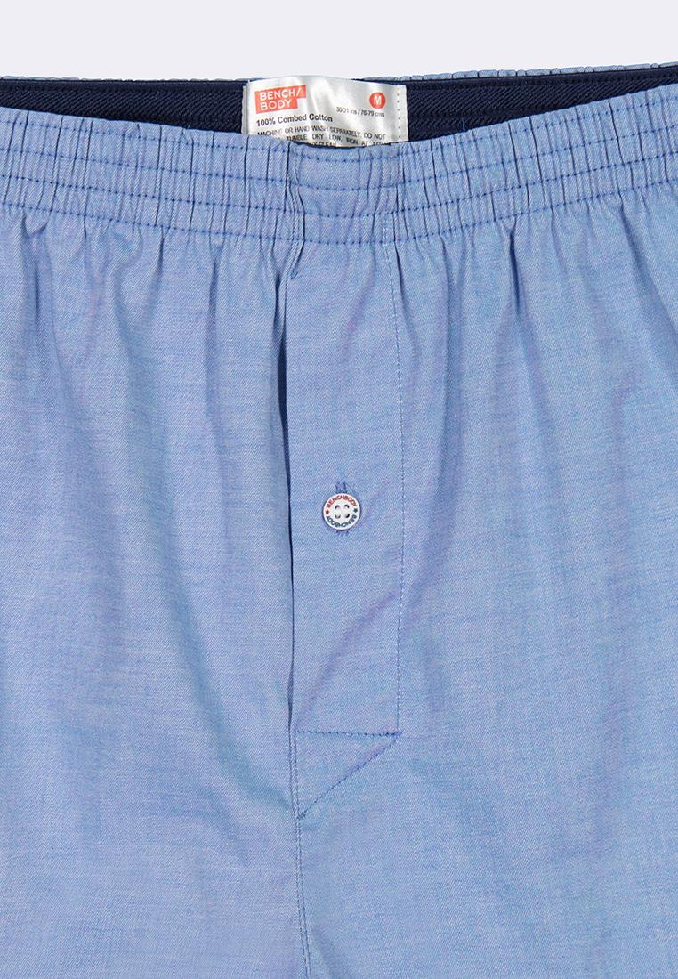Men's Woven Boxer Shorts With Comfort Waistband
