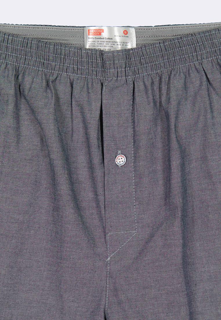 Men's Woven Boxer Shorts With Comfort Waistband