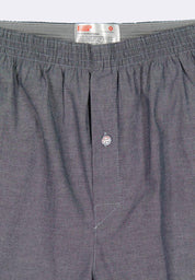 Men's Woven Boxer Shorts With Comfort Waistband