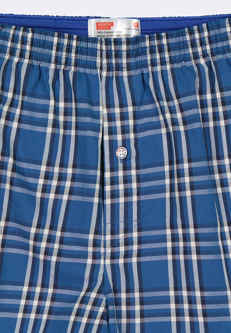Men's Woven Boxer Shorts With Comfort Waistband