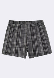 Men's Woven Boxer Shorts With Comfort Waistband