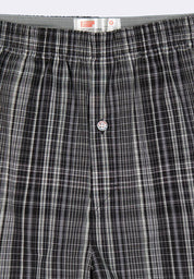 Men's Woven Boxer Shorts With Comfort Waistband