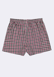 Men's Woven Boxer Shorts With Comfort Waistband