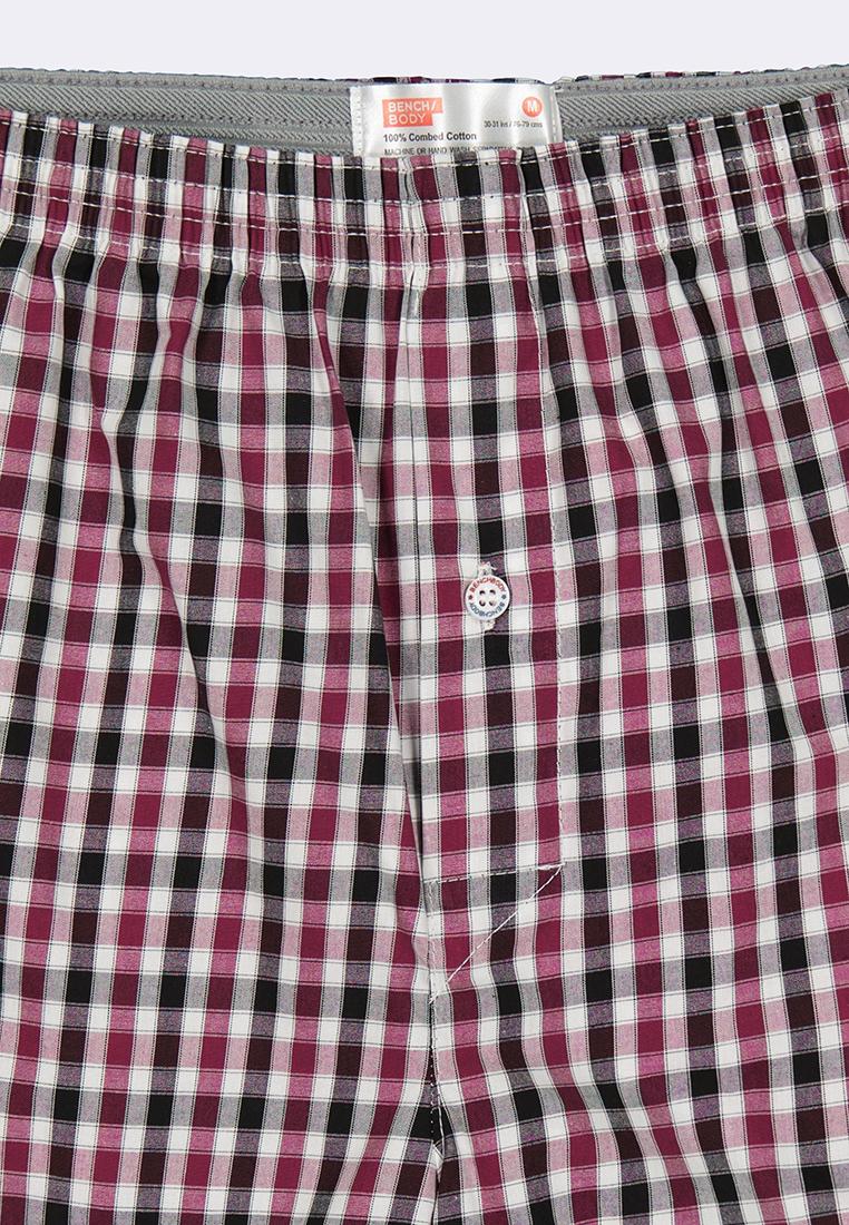 Men's Woven Boxer Shorts With Comfort Waistband