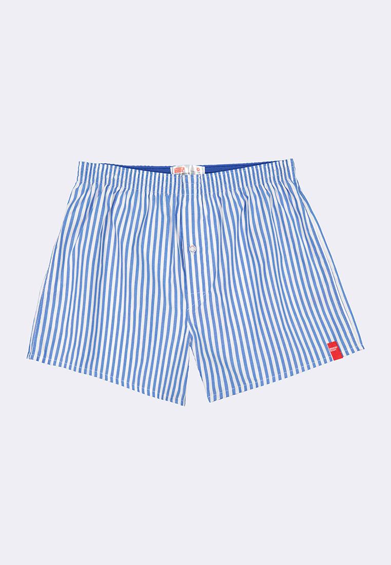 Men's Woven Boxer Shorts With Comfort Waistband