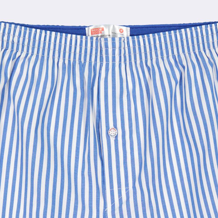 Men's Woven Boxer Shorts With Comfort Waistband