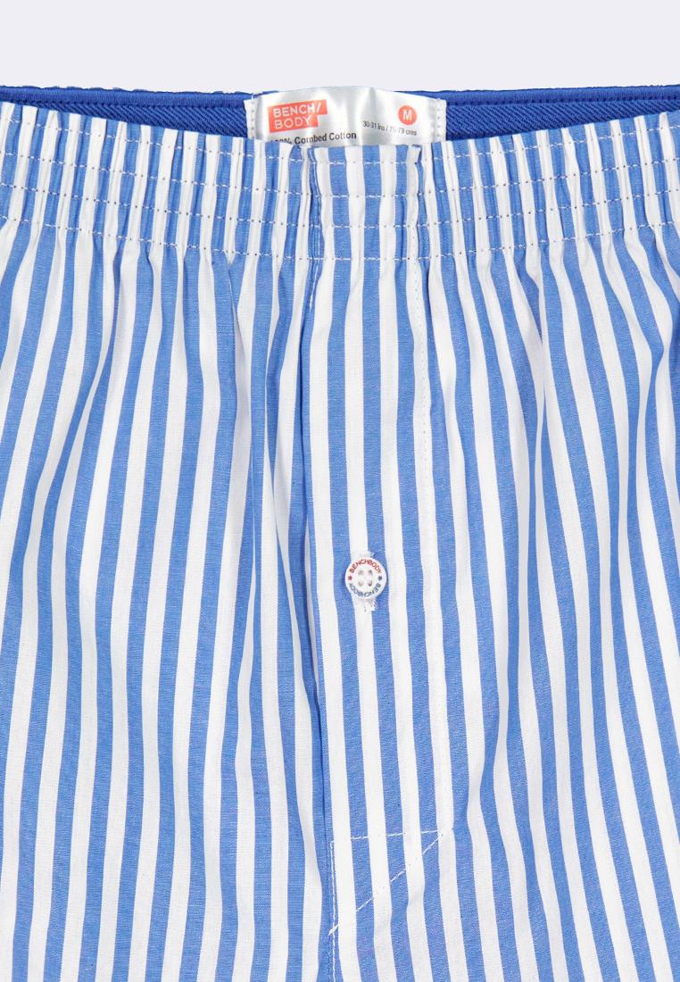 Men's Woven Boxer Shorts With Comfort Waistband