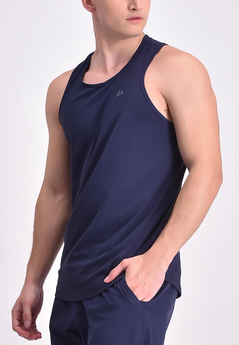 Men's Active Ribbed Sando Tank Top