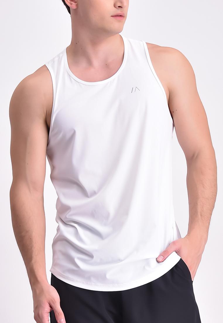 Men's Active Ribbed Sando Tank Top