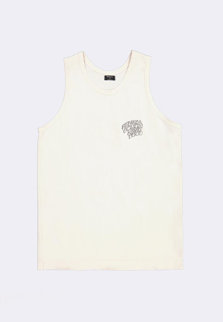 Men's Relaxed Fit Sando With Print