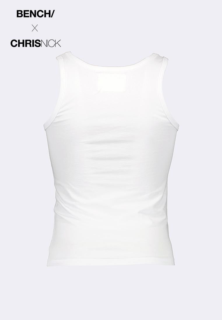 BENCH x CHRISNICK Men's Relaxed Fit Sando With Print