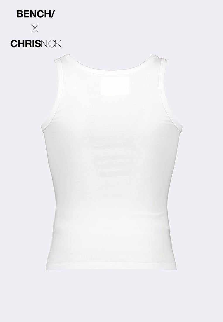 BENCH x CHRISNICK Men's Relaxed Fit Sando With Print