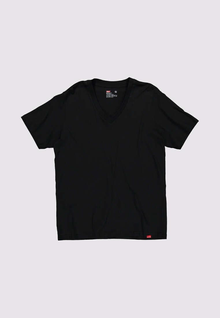 Black Deep V-Neck