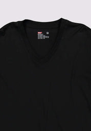 Black Deep V-Neck