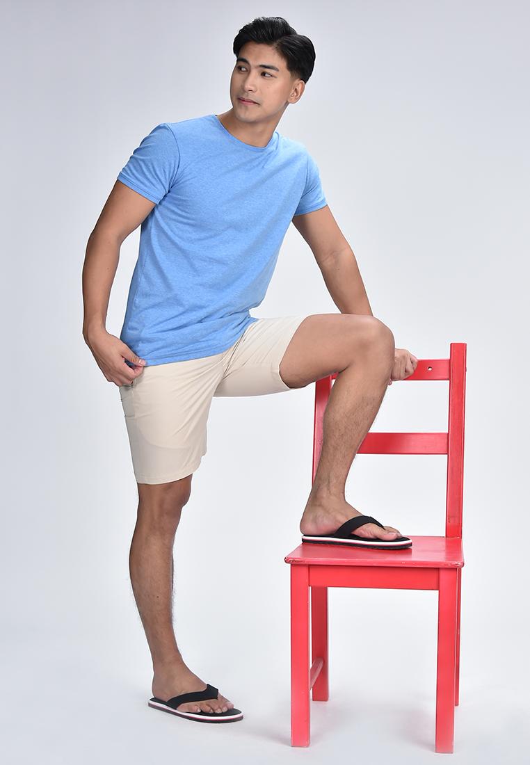 Men's Cuffed Round Neck T-Shirt