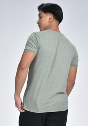 Men's Cuffed Round Neck T-Shirt