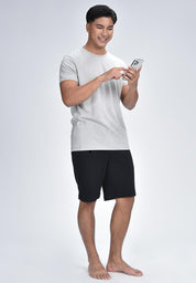 Men's Cuffed Round Neck T-Shirt