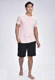 Men's Cuffed Round Neck T-Shirt