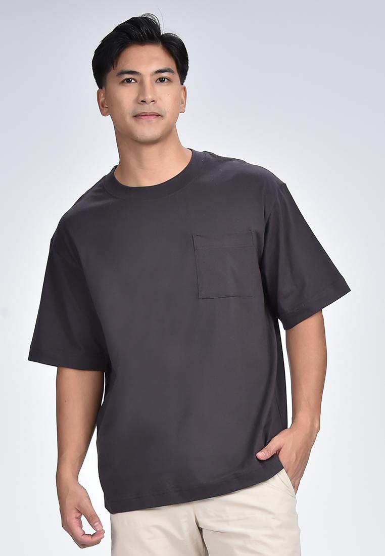 Men's Round Neck Pocket T-Shirt