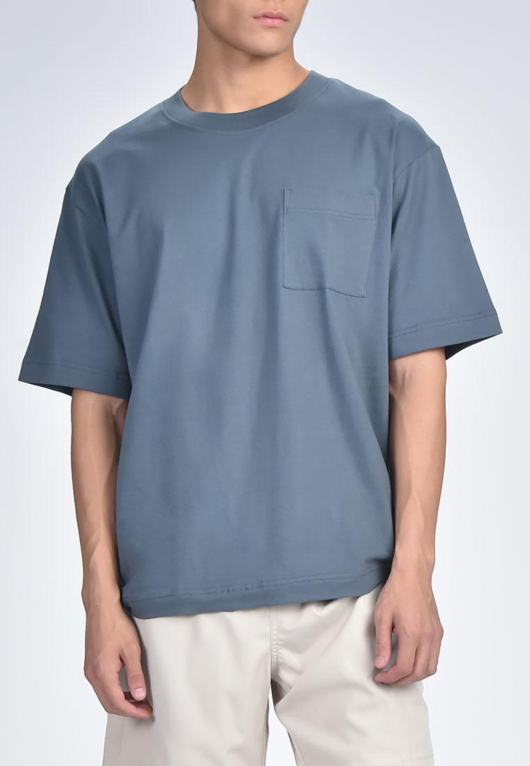 Men's Round Neck Pocket T-Shirt