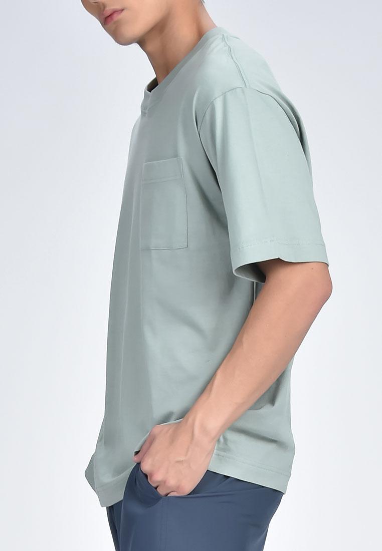 Men's Round Neck Pocket T-Shirt