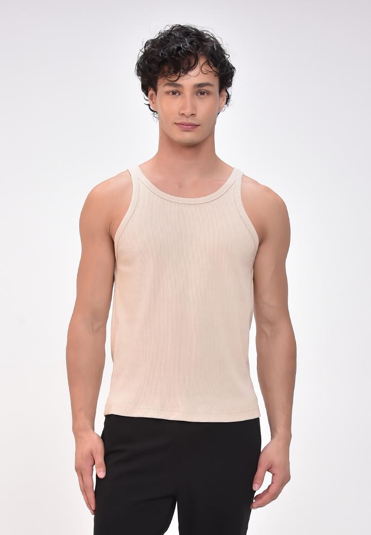 Men's Ribbed Sando Tank Top