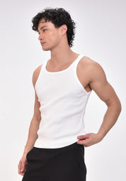 Men's Ribbed Sando Tank Top