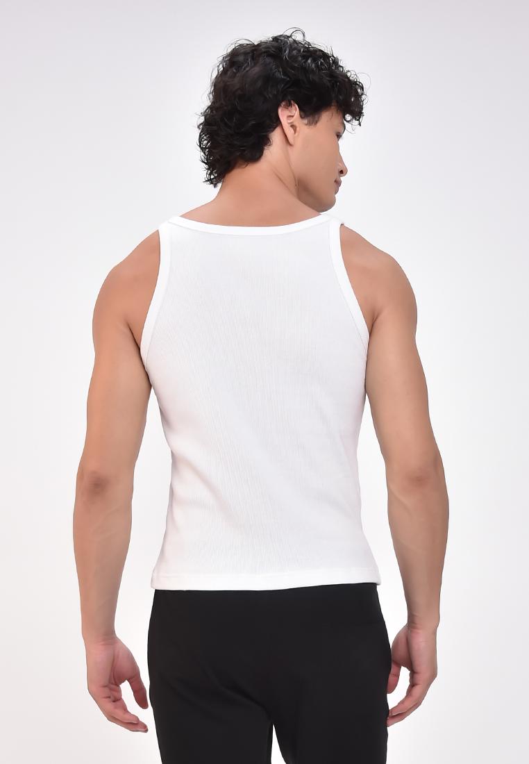 Men's Ribbed Sando Tank Top