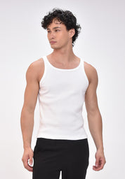 Men's Ribbed Sando Tank Top
