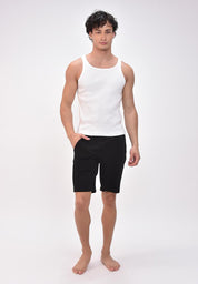 Men's Ribbed Sando Tank Top