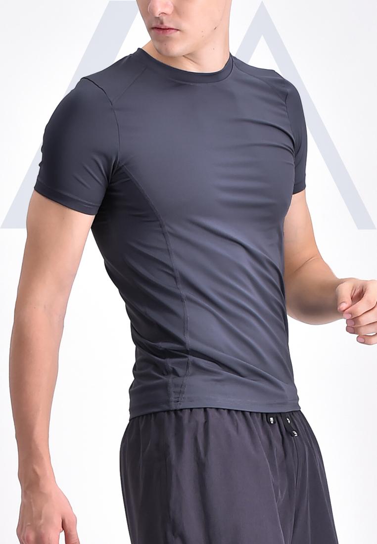 Men's Active Compression Shirt with Mesh