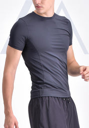 Men's Active Compression Shirt with Mesh